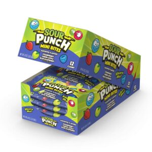 Sour Punch Mini Bites Assorted Flavors 2oz 18ct